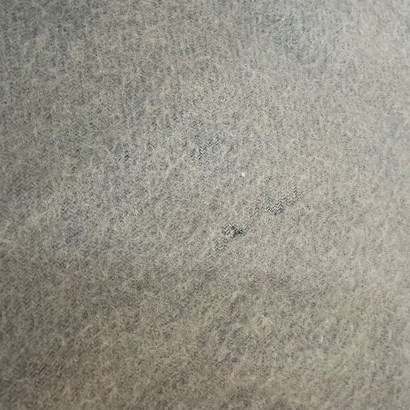 Vintage Wool Blanket Mid Century Chatham USA Green Beige 72 x 83 Bedspread - Picture 6 of 8